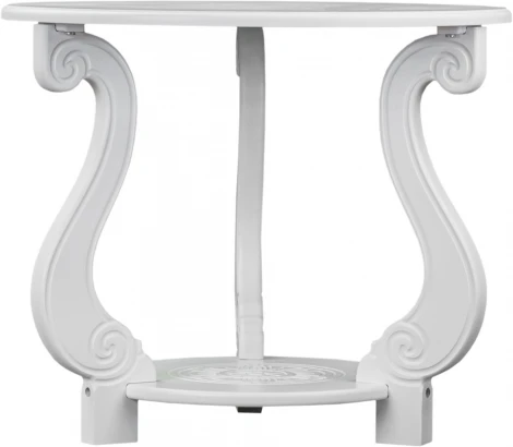 Стол журнальный Грация (М) ЛАЙТ белый от фабрики Mebelik