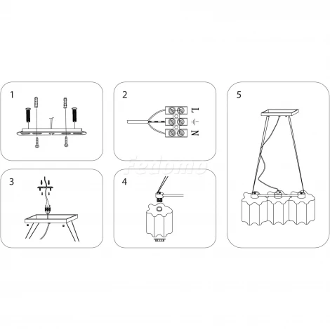 Подвесной светильник Lightstar Nubi Legno 802135 (220V, на тросе)