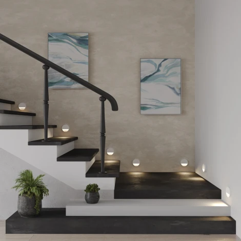 Светильник накладной сенсорный для лестниц Novotech Vespera 359707 белый IP20 LED 0.4W 3000К 1000mAh Li-ion, 5V