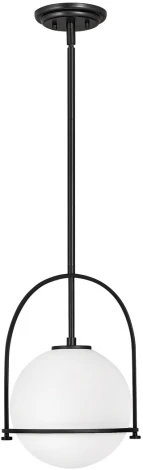 Подвесной светильник на штанге Somerset QN-SOMERSET-P-O-BK Hinkley (220V, шар)
