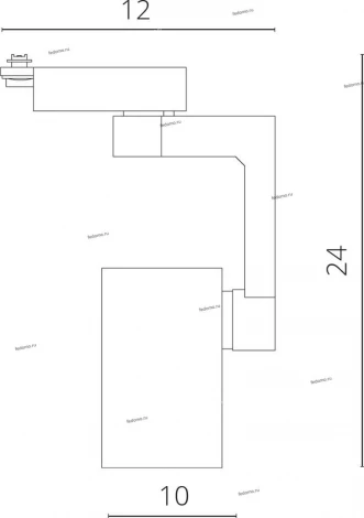 Трековый светильник Arte Lamp Traccia A2330PL-1BK (LED, 220V)