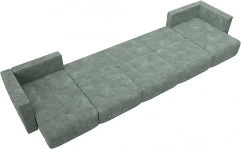Диван П-образный Лига-052 НПБ МегаЛонг Лига Диванов (Велюр) арт.128876