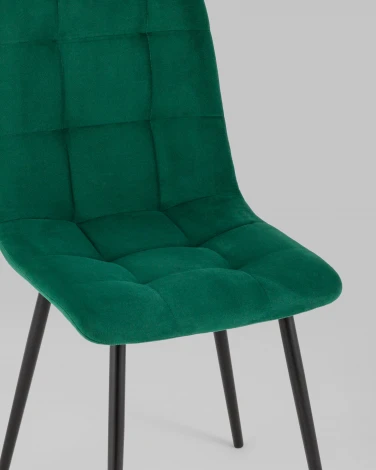 Стул Stool Group Oliver велюр тёмно-зелёный УТ000025389