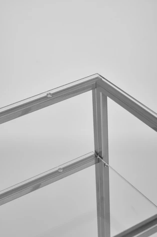 Консольный стол AllConsoles 1043-CS clear серебряный