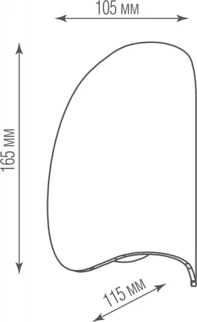 Настенный светильник Donolux Arca DL20122R6W1W IP44 (LED, 220V)