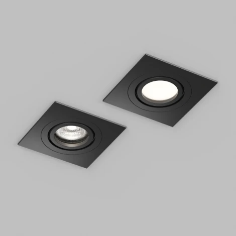 Точечный встраиваемый влагозащищенный светильник IP44 Denkirs Hydro DK2111-BK