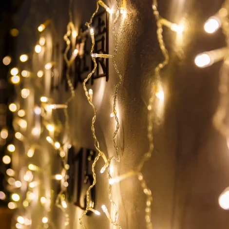 Гирлянда Eurosvet 200-001 теплый белый