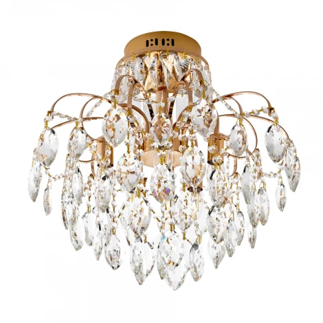 Потолочная люстра хрустальная на штанге Modelux MODELUX ML.1703.5 GD