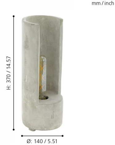 Интерьерная настольная лампа Eglo Lynton 49112