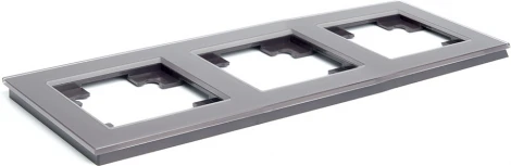 Рамка на 3 поста (коричневый) Stekker Катрин 39537