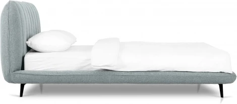 Кровать Amsterdam ОГОГО (арт.750817), (Шенилл/Серый)