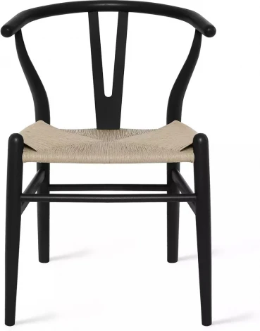 Стул Edvin, бук натуральный (покрытие  - эмаль черная) Top Concept арт.20839