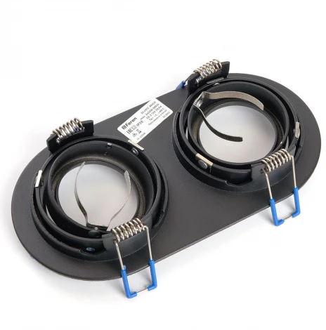 Светильник встраиваемый Feron DL2812 48459 50W G5.3 черный