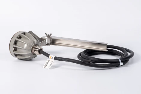 Грунтовый светодиодный светильник CG103 RAL 9007 Fiberli 11290101 (220V, круглые, IP67)