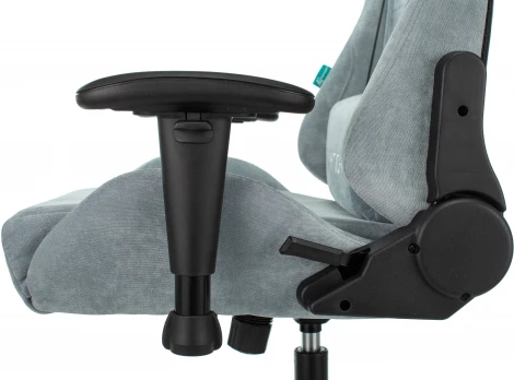 Кресло игровое Бюрократ VIKING KNIGHT LT28 FABRIC серо-голубой Stool Group арт.УТ000003344