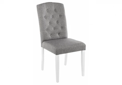 Обеденный стул Woodville Menson white / fabric pebble 11025