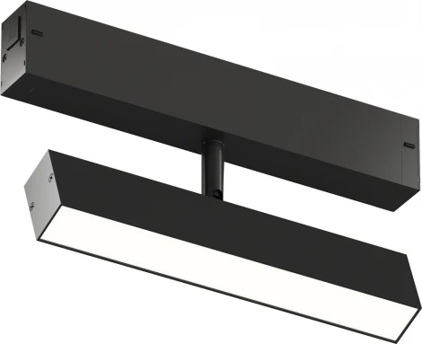 Трековый светильник Denkirs DK8009-BK (LED, 220V, голосовое управление, пульт управления, управление смартфоном, умный дом - Алиса)