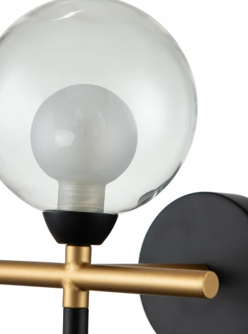 Бра настенное Piano V000171 (11021/1W Clear) (220V, шар)