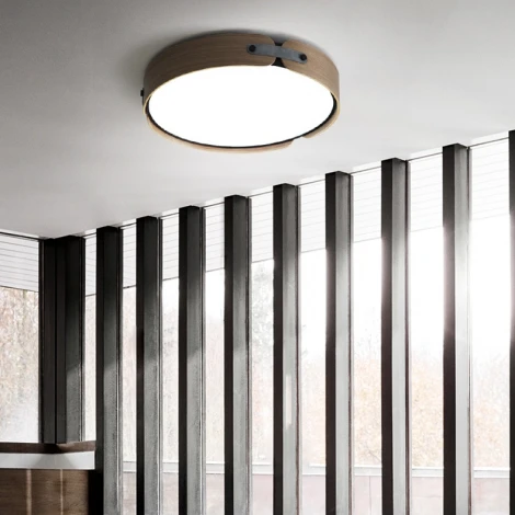 Потолочный светильник круглый Range 3 D72 Dark Wood ImperiumLoft Range03 (195540-26) (LED, 220V, круглые)