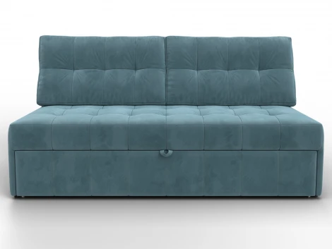 Диван прямой Лига-107 (160) (ЛДСП,Брус,Фанера,Велюр/Бирюзовый) Лига Диванов 134918