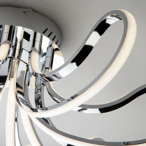 Потолочная люстра Eurosvet Lilium 90079/8 хром 80W