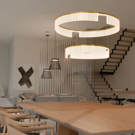 Подвесной светильник F-Promo Secrecy 4678-6P (LED, 220V, на тросе, кольцо)