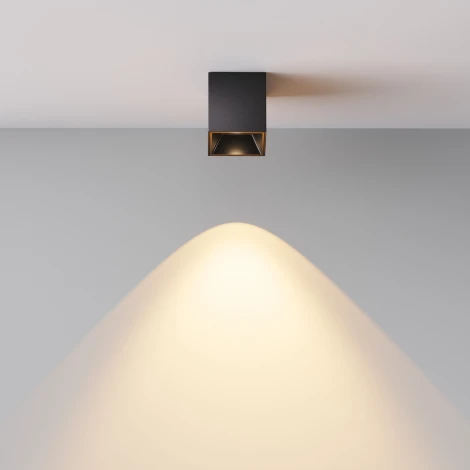 Накладной светильник Maytoni Alfa LED C064CL-5W2.7K-SQ-B (220V)