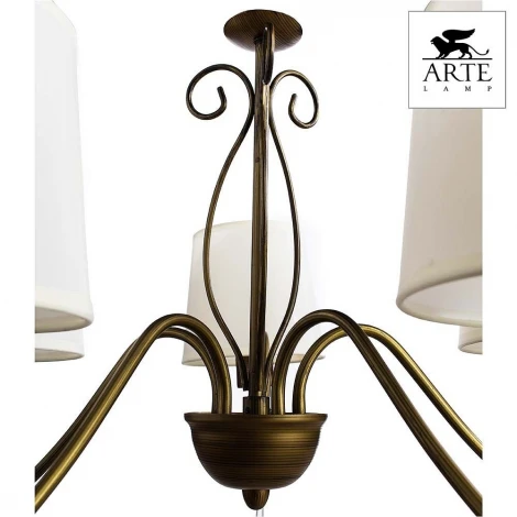 Подвесная люстра Arte Lamp Carolina A9239LM-5BR (220V, на цепи)
