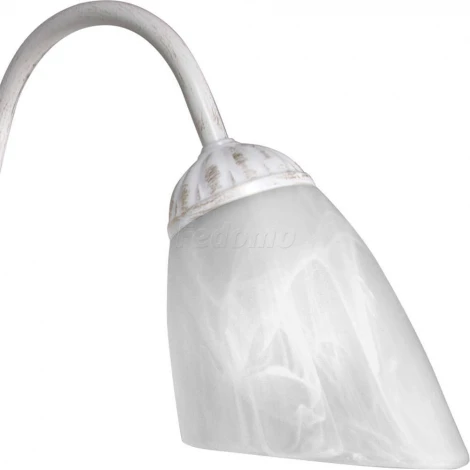 Бра Day&Night, 1 плафон, белый с золотом и прозрачным