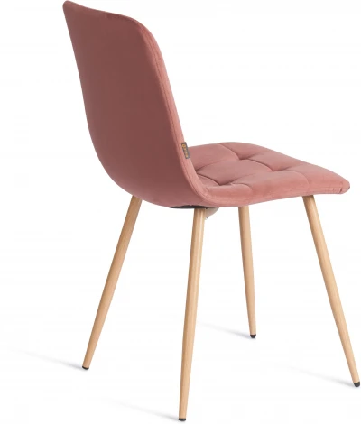 Стул CHILLY (mod. JSC-220) / 2 шт. в упаковке Tetchair (Велюр,Металл /Коралловый) арт.24569
