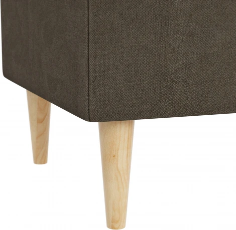 БЕНОН Пуф тканевый, коричневый D1 furniture арт.AAA41702002