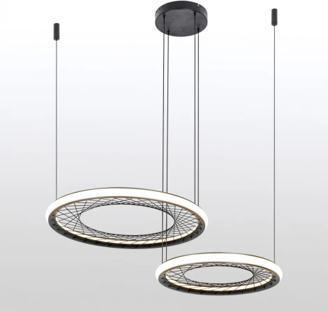 Светильник подвесной Lussole Macon LSP-7306 (LED, 220V, на тросе, круглые)