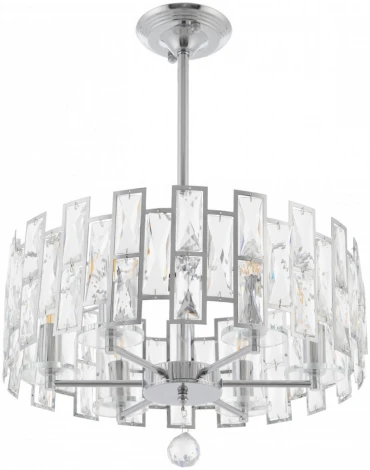 Подвесная люстра хрустальная на штанге Arte Milano Sorrento-4209 374209/6/350/470 CR (220V)
