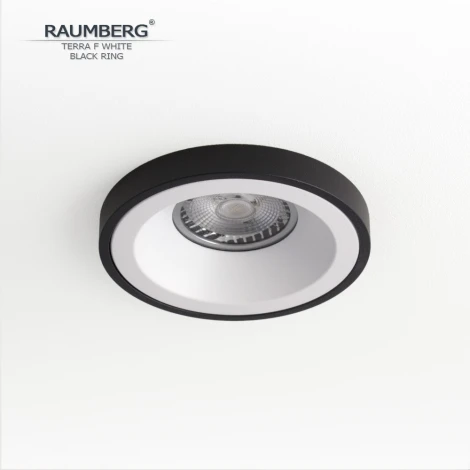 Встраиваемый светильник Raumberg Terra F TerraFWh\Bk White\Black