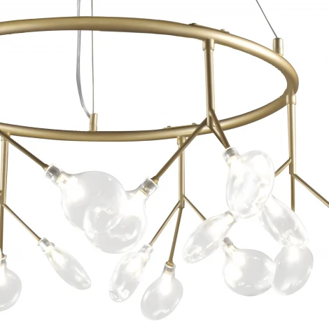 Подвесная люстра Natali Kovaltseva Grace ll GRACE 75125/18С GOLD SATIN