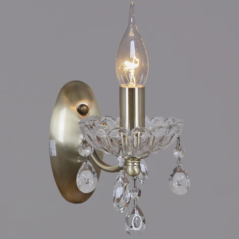 Бра ILLUMICO IL0265-1WSQ-24 AB CASTOR (220V, подвески, подсвечник, свеча)