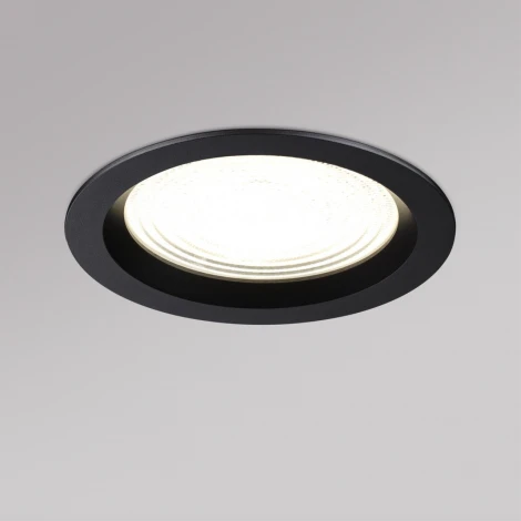 Встраиваемый светильник светодиодный Novotech Fluo 359847 черный с переключателем цв. емпературы LED 25W 220V 2700К\3200К\4000К