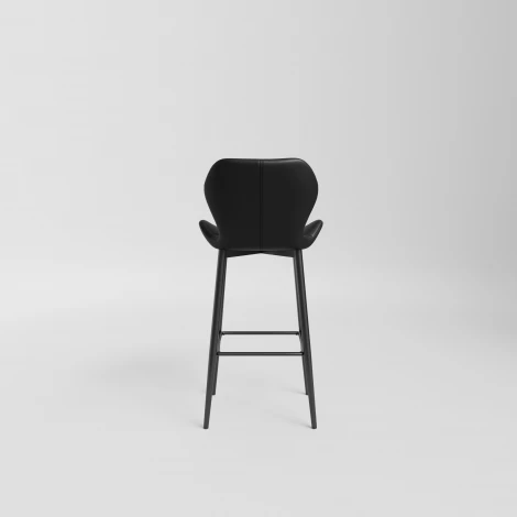 Стул барный Unity Aurora Hesby Экокожа/Черный арт.HSBI_B009_black