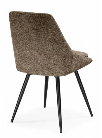 Обеденный стул Woodville Avian (Металл, Рогожка/Черный) арт.15881