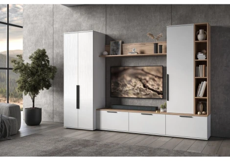 Шкаф Филеста 2-ств. Белый 664899