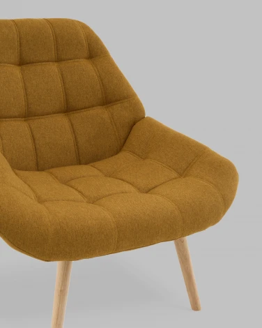 Кресло Олби Квадро горчичный Stool Group арт.УТ000040100