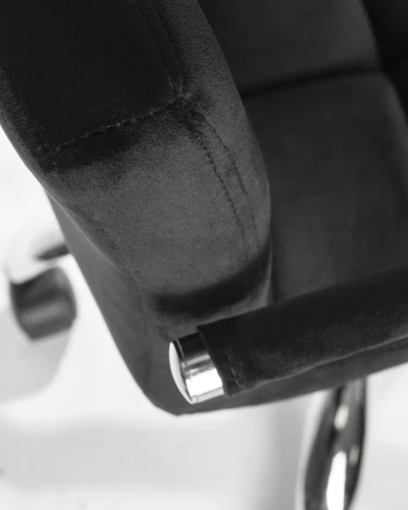 Офисное кресло для персонала TERRY (черный велюр (MJ9-101))