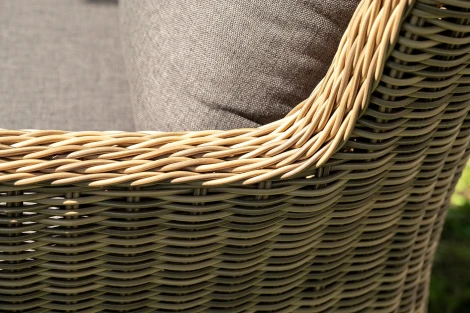 "Эспрессо–150 N" обеденная группа плетеная, цвет соломенный 4SIS арт.УТ-00008189