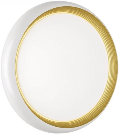 Настенно-потолочный светильник Sonex Tofiq White 7650/DL PALE SN пластик/белый/золотой LED 48Вт 4000К D380 IP43 (220V, круглые)
