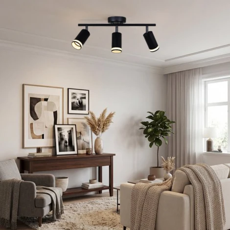 Спот на штанге Reluce 16001-9.5-003CT SPOT LIGHT GU10 BK