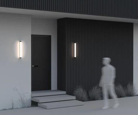 Настенный уличный светильник Maytoni Rounge O482WL-L16B3K (LED, 220V, круглые, IP54)