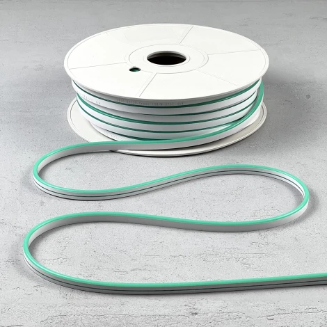 Односторонний Гибкий Неон 6х12мм Зеленый 12В, IP65 Laitcom FR-23526