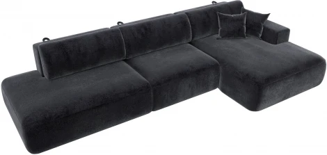 Диван угловой Лига-036 НПБ Модерн Лонг правый угол Лига Диванов (Велюр) арт.127763