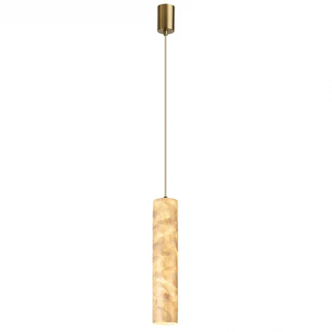 Подвесной светильник Odeon Light Seashell 7199/8L металл/морская ракушка/акрил/античная бронза/белый IP20 LED 3500K 8W 220VK
