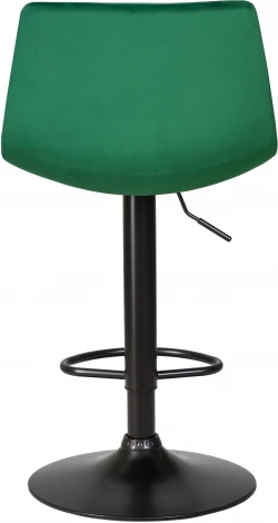 Стул барный DOBRIN TAILOR BLACK (зеленый велюр (MJ9-88)) 5017_BlackBase-LM BLACK, цвет сиденья зеленый (MJ9-88), основания черный